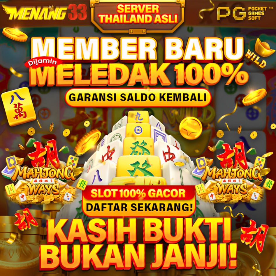 MENANG33 Link Resmi Slot Gacor Terpercaya Mudah Jackpot